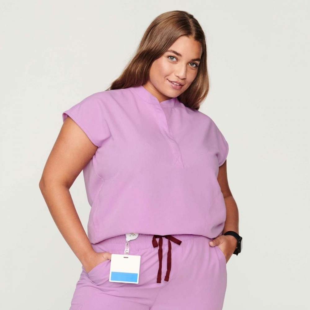 Figs Dusk Rafaela Scrub Top XS